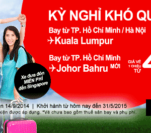 Kỳ nghỉ thú vị tại Malaysia cùng Air Asia