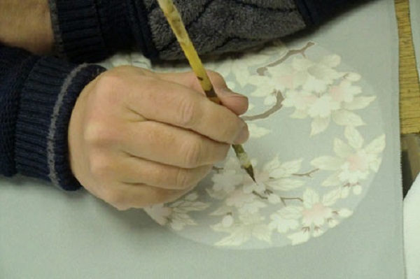 Nghệ thuật nhuộm vải Yuzen của Nhật
