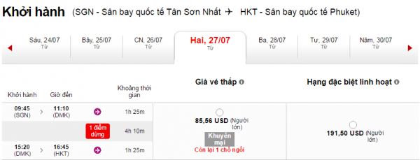 HCM-Phuket rẻ